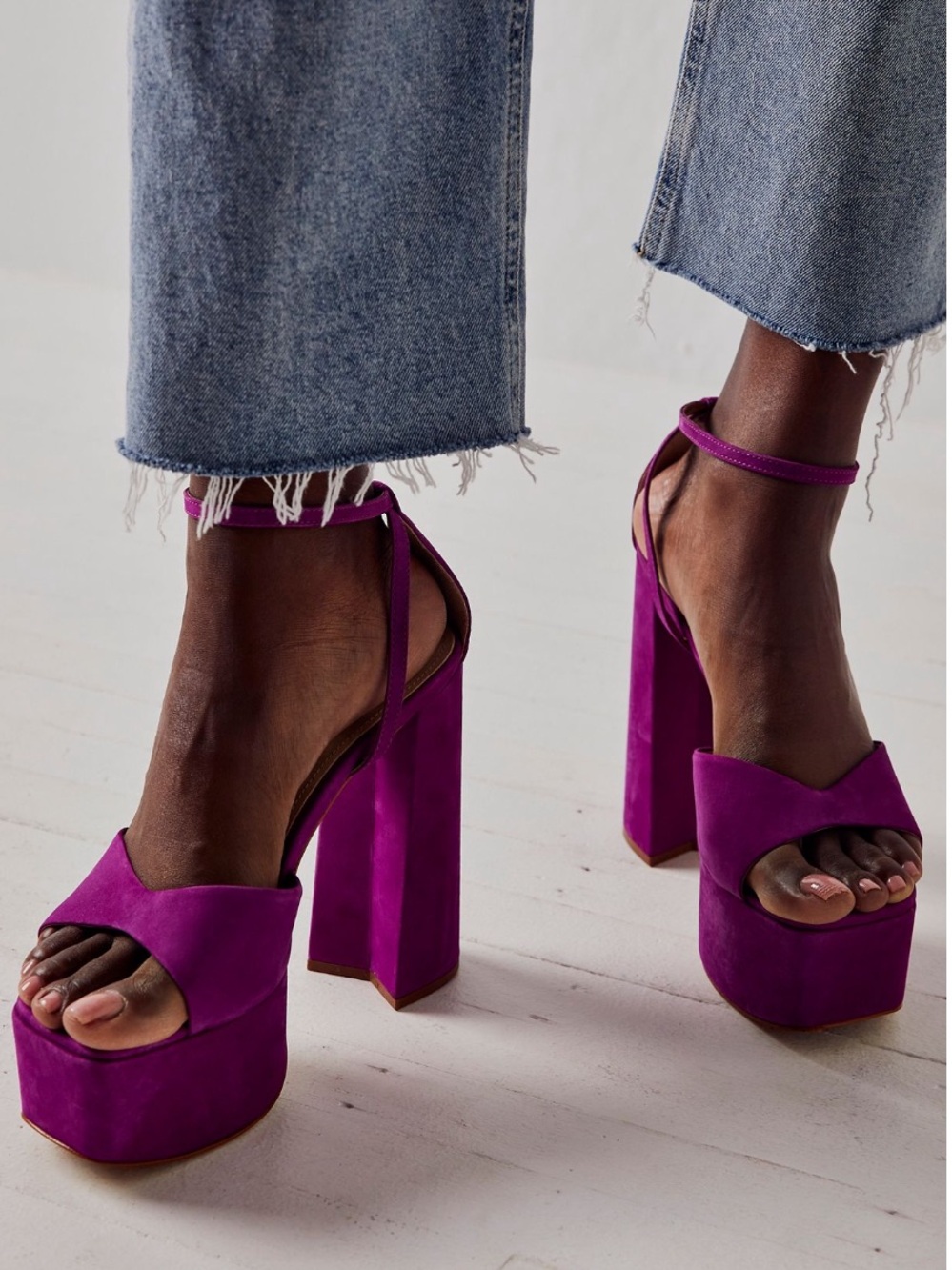 Schultz Women’s Purple Aryia Platform Heel NEW 9.5